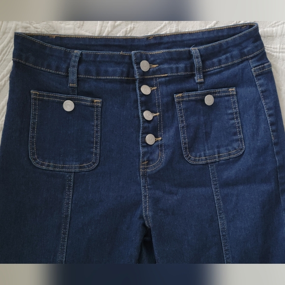 Highrise wide leg jean, tall - Picture 3 of 6